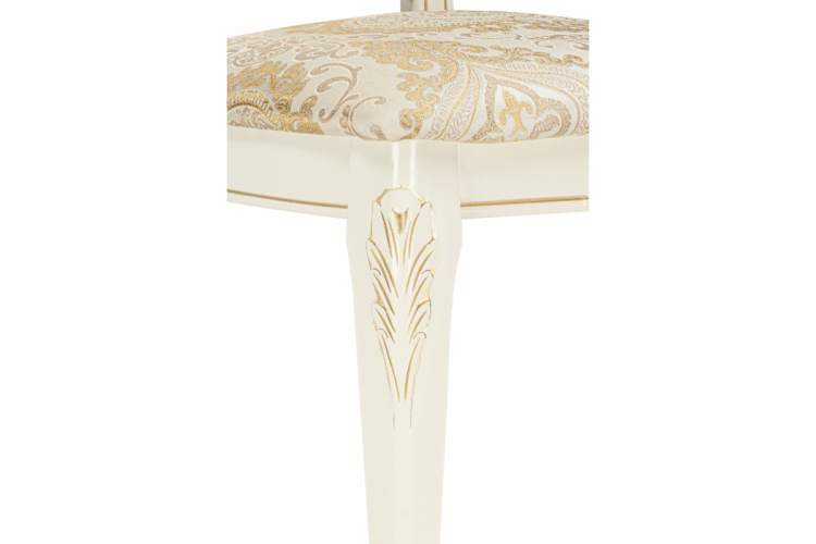 Стул деревянный Керия слоновая кость / золото патина-12