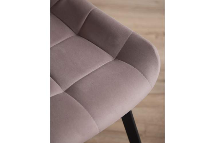 Стул на металлокаркасе Челси П латте (zd 290) / черный-7