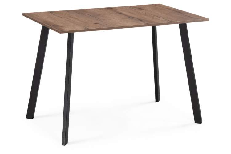 Стол деревянный Ремли 110х67х76 дуб галифакс табак / черный