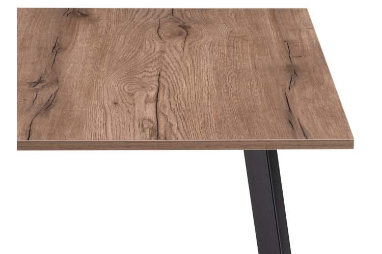 Стол деревянный Ремли 110х67х76 дуб галифакс табак / черный-5