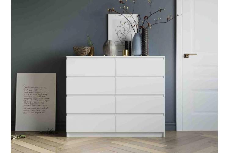 Комод Мадера 1200.8 лдсп белый-1