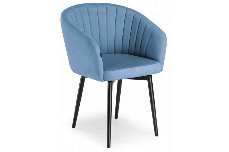 Стул на металлокаркасе Моншау крутящийся velutto 46 / черный-1