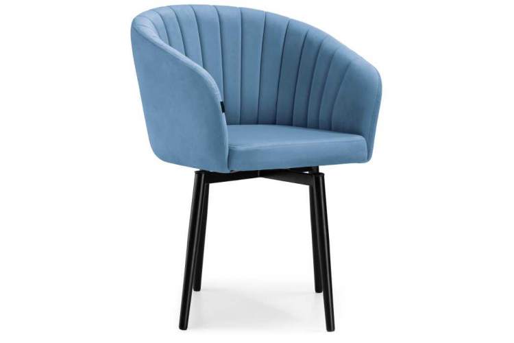 Стул на металлокаркасе Моншау крутящийся velutto 46 / черный-5