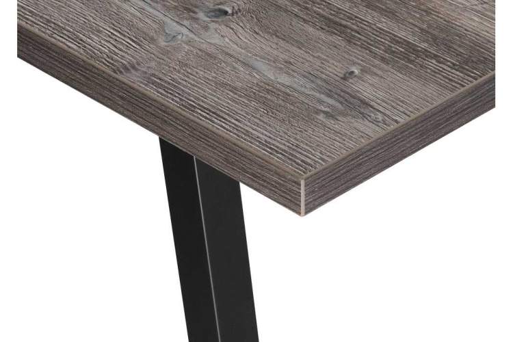 Стол деревянный Эльпатия 150 дуб рошелье / черный матовый-3