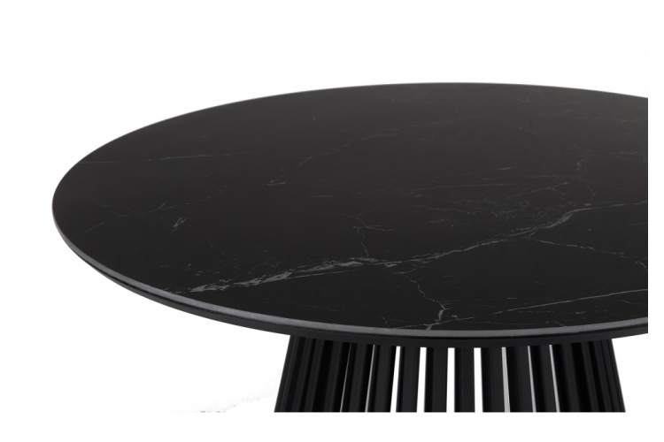 Керамический стол Нэнси 90х90х75 shakespeare black / черный-6