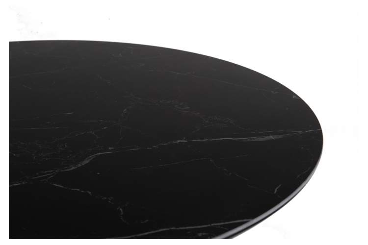 Керамический стол Нэнси 90х90х75 shakespeare black / черный-8