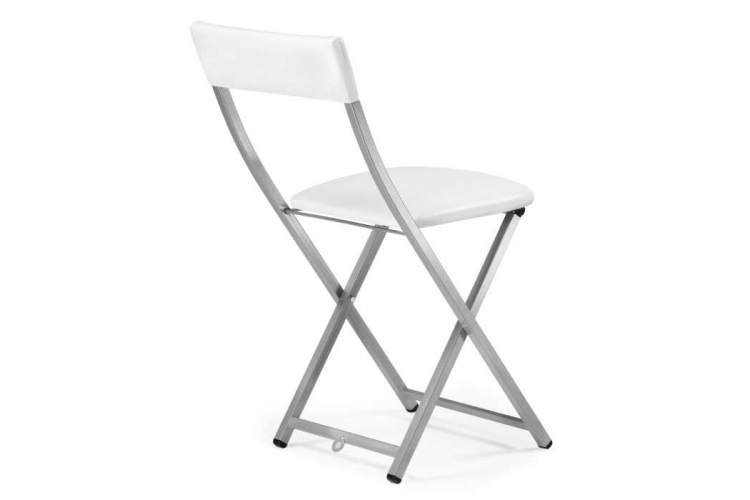 Стул на металлокаркасе Elevis белый полимер / светлый мусс-3