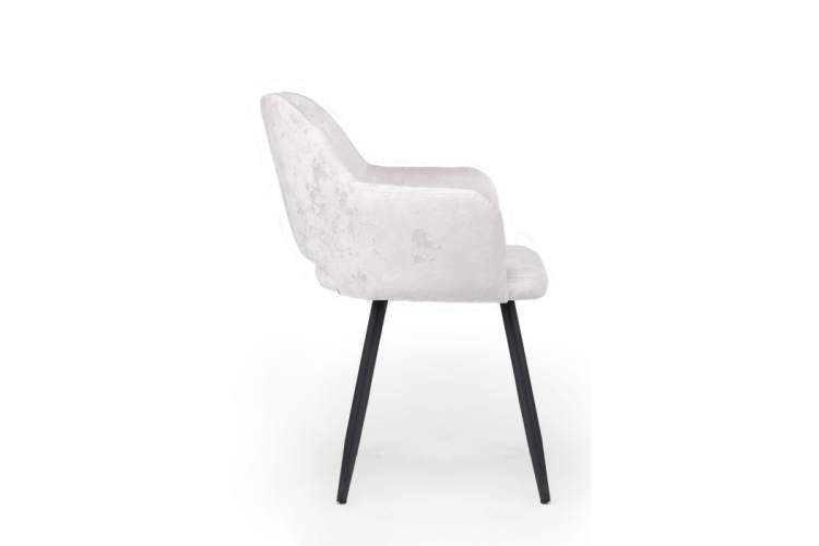 Стул на металлокаркасе Эолин 360 светло-бежевый (simple 011) / черный-3