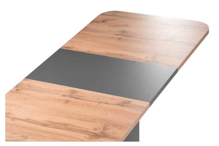 Лурвин дуб вотан / графит Стол деревянный-5