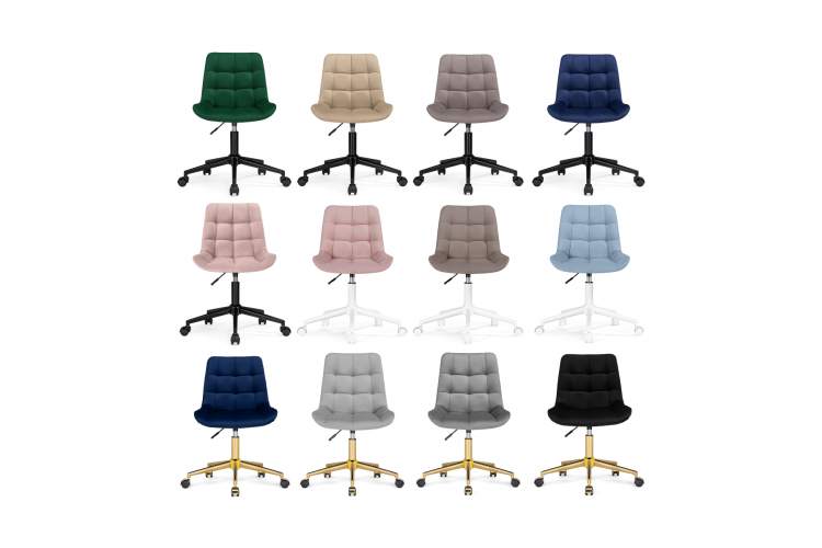 Офисное кресло Честер розовый / белый-10