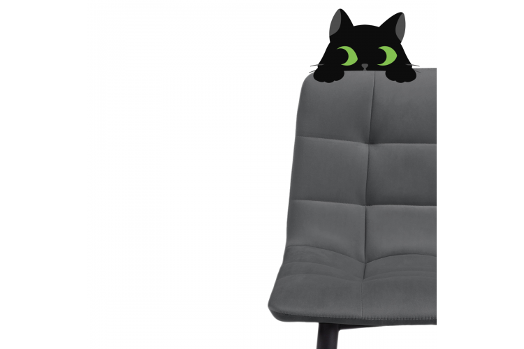 Барный стул полубарных Симпл 2 шт темно-серый / черный-13