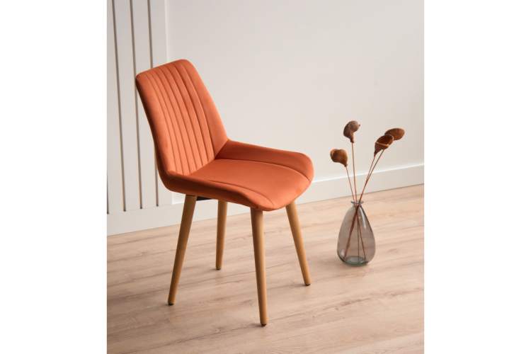 Стул деревянный Седа терракотовый (zd 432) / светлое дерево np-2