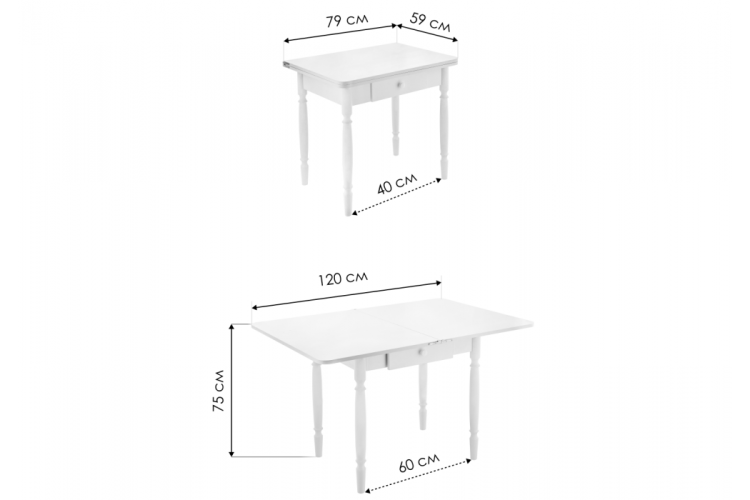 Стол деревянный Брентон-1