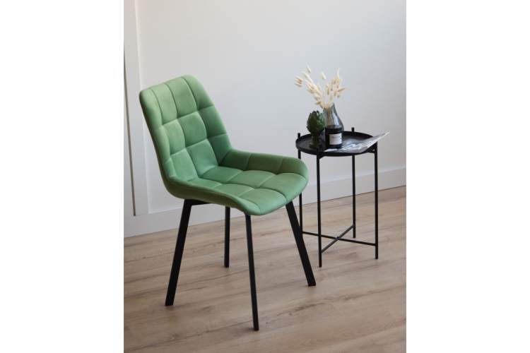 Стул на металлокаркасе Челси 360 П фисташковый (zd 651) / черный np-2