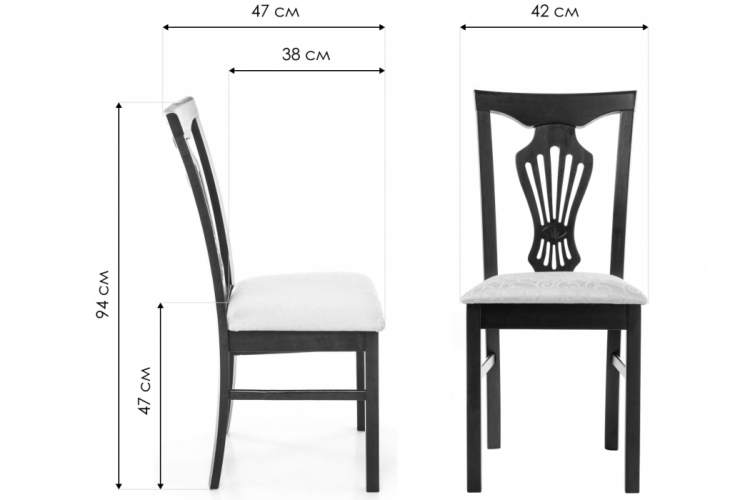 Стул деревянный Arfa butter white-1