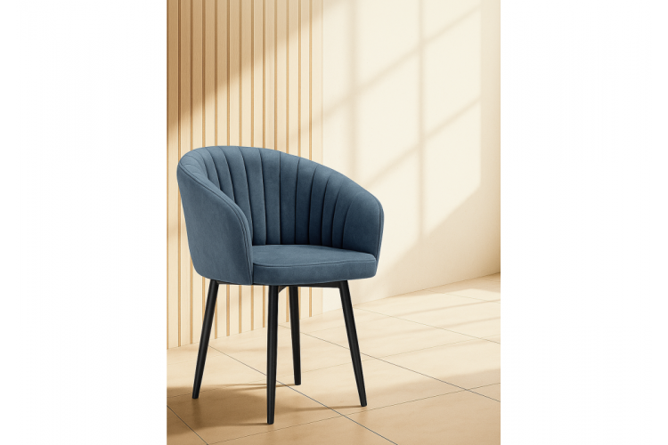 Стул на металлокаркасе Моншау marseille 30 данс / черный-1