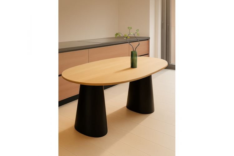 Стол деревянный Ares дуб / черный-14