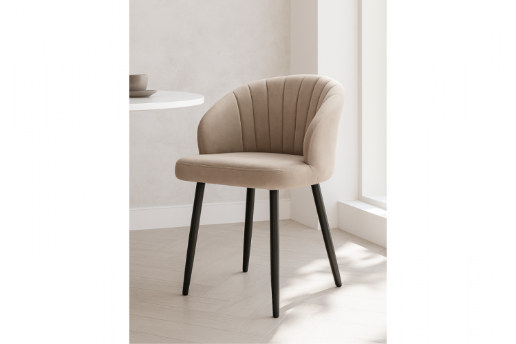 Стул на металлокаркасе Бэнбу marseille 13 данс / черный-1