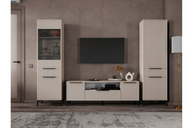 Готовая гостиная Иадама кашемир / кашемир комплектация 6