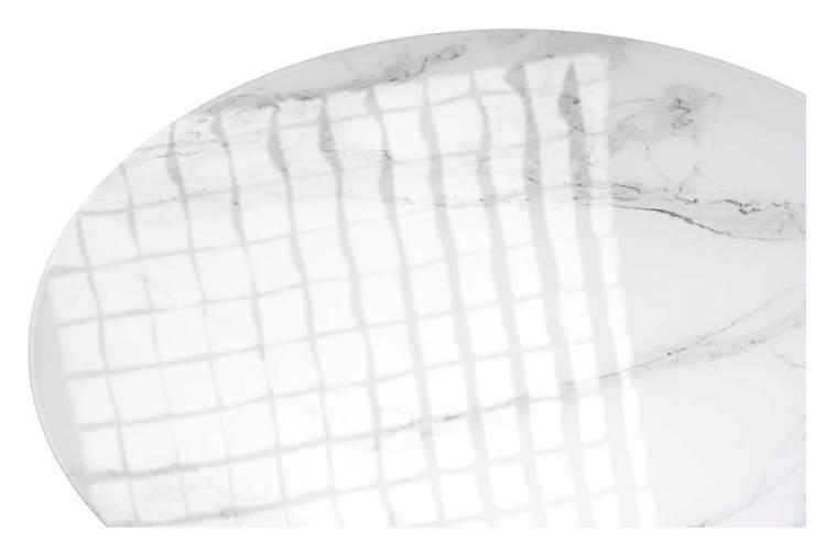 Журнальный стол Рускус белый мрамор / серый мрамор / галифакс-6