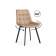 Стул на металлокаркасе Челси 360 бежевый (ZD 210) / черный