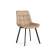Стул на металлокаркасе Челси 360 бежевый (ZD 210) / черный
