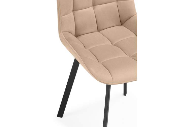 Стул на металлокаркасе Челси 360 бежевый (ZD 210) / черный-8