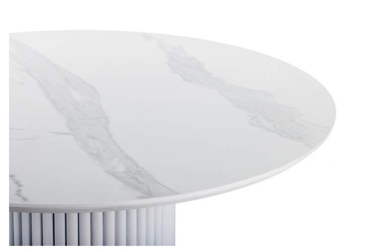 Керамический стол Барел 110 patagonoa bianco repose / белый-3
