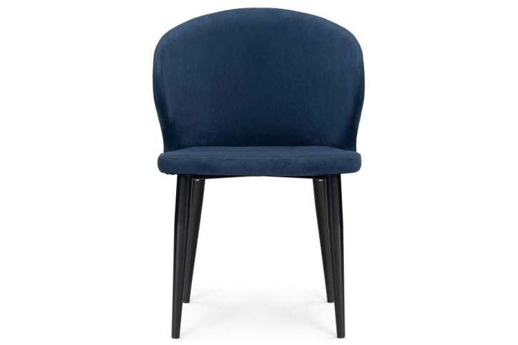 Стул на металлокаркасе Алсисар темно-синий / черный-1