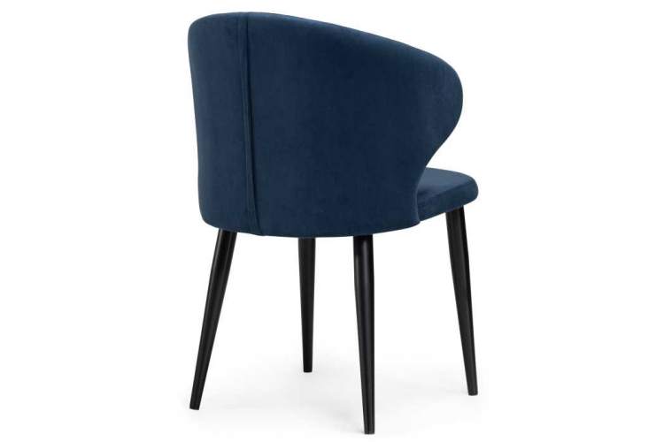 Стул на металлокаркасе Алсисар темно-синий / черный-3