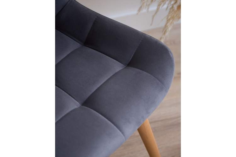 Стул деревянный Челси темно-серый (zd 995) / светлое дерево np-7