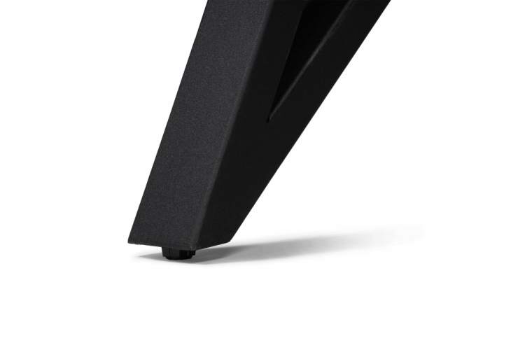 Стол стеклянный Вилсон 140(200)х80 белый мрамор / черный-8