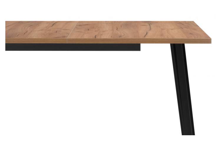 Стол деревянный Кортни 117 (157) x 77 дуб крафт золотой / черный матовый-11