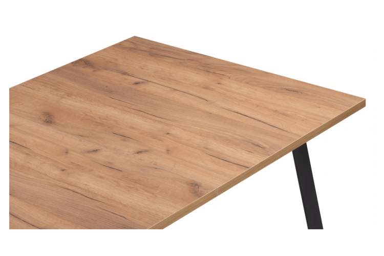 Стол деревянный Кортни 117 (157) x 77 дуб крафт золотой / черный матовый-12