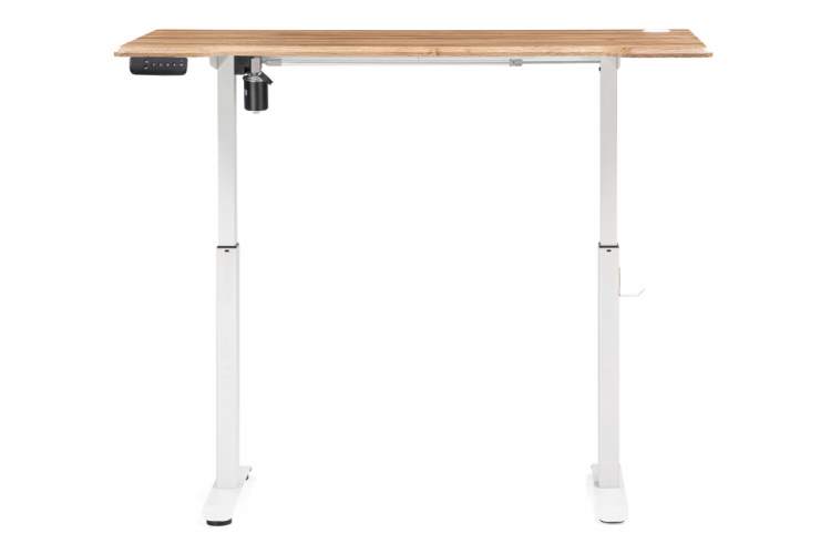Компьютерный стол Маркос с механизмом подъема 140х80х75 белый / вотан дуб-2