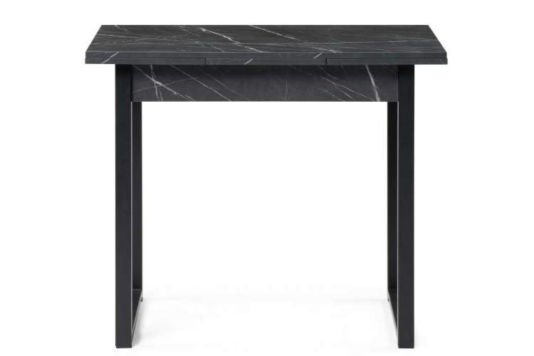 Стол деревянный Форли 90(150)х67 файерстоун / черный матовый-1