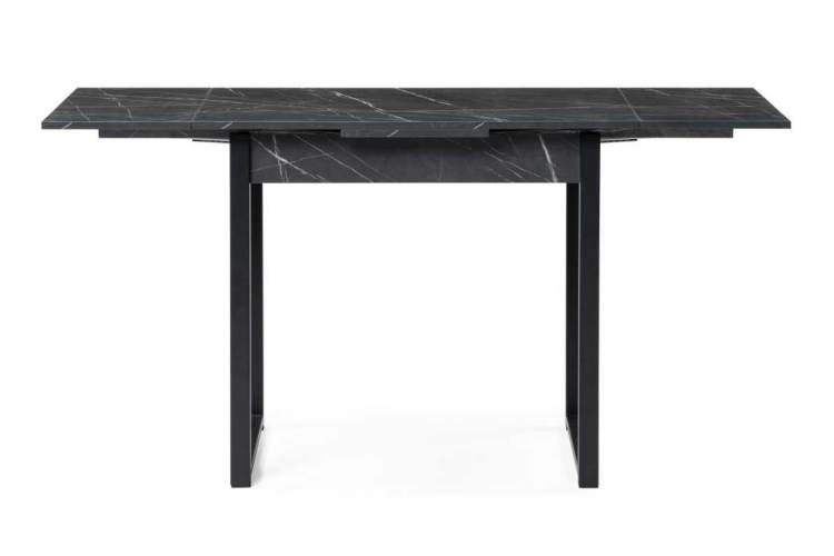 Стол деревянный Форли 90(150)х67 файерстоун / черный матовый-2