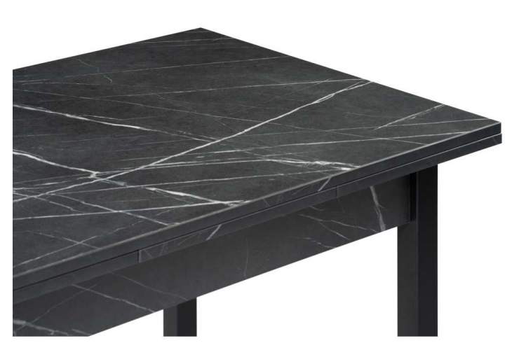 Стол деревянный Форли 90(150)х67 файерстоун / черный матовый-5