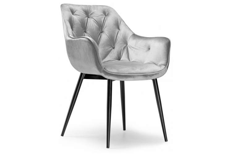 Стул на металлокаркасе Remo light gray