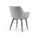 Стул на металлокаркасе Remo light gray