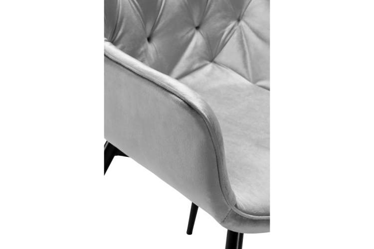 Стул на металлокаркасе Remo light gray-6