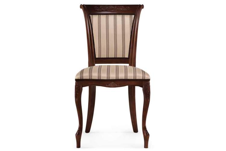 Стул деревянный Амбертин орех / агата полоса серая-1
