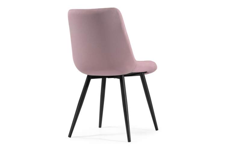 Стул на металлокаркасе Fox black / light purple-4