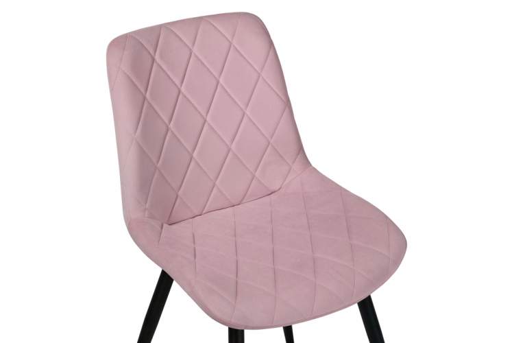 Стул на металлокаркасе Fox black / light purple-5