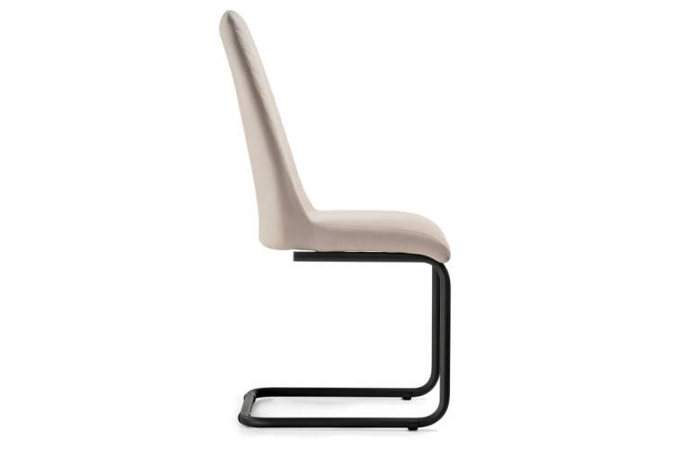 Стул на металлокаркасе Лулла бежевый / черный-2