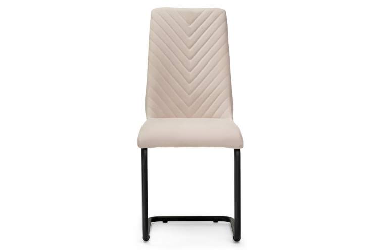 Стул на металлокаркасе Лулла бежевый / черный-3