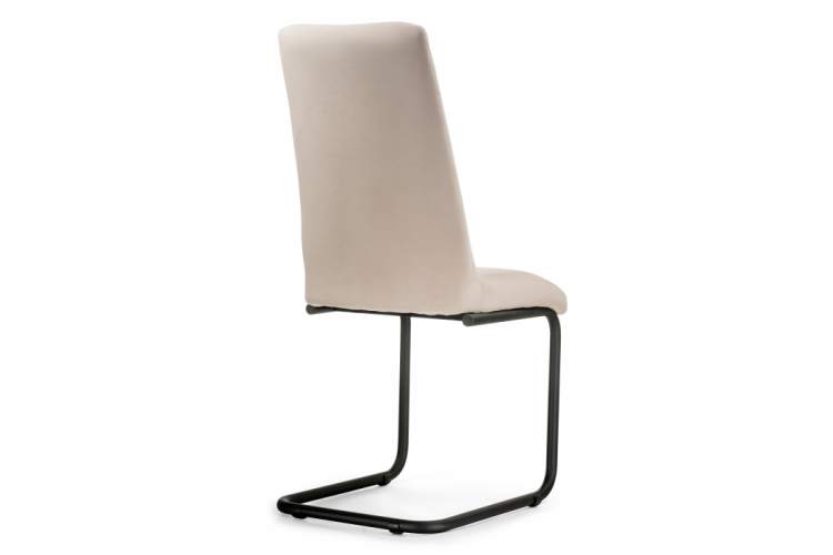 Стул на металлокаркасе Лулла бежевый / черный-4