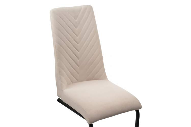 Стул на металлокаркасе Лулла бежевый / черный-5