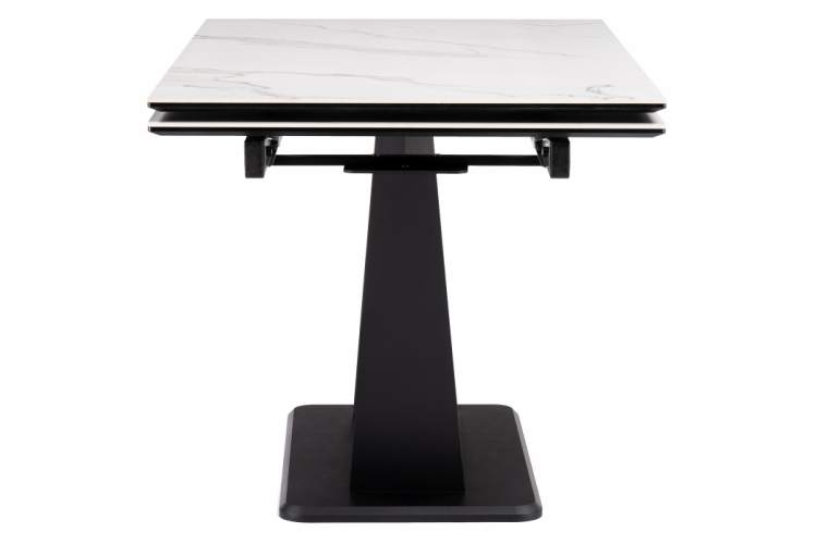 Керамический стол Кели 140(200)х80х76 белый / черный-4