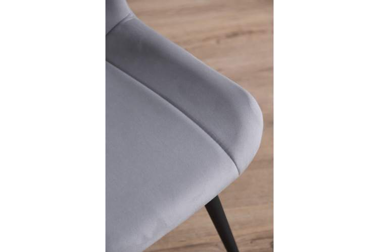 Стул на металлокаркасе Седа светло-серый (zd 960) / черный np-7